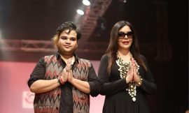 Bollywood diva Zeenat Aman dazzled the ramp as a showstopper at India Runway Week