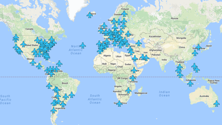 Read more about the article Wi-Fi passwords from airports around the world in one brilliant map