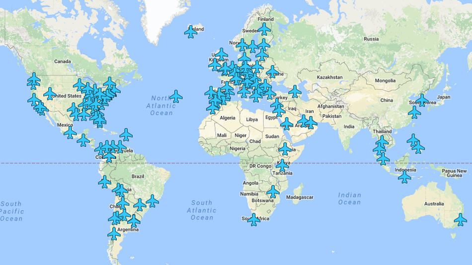You are currently viewing Wi-Fi passwords from airports around the world in one brilliant map