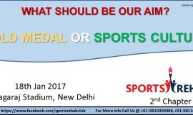 Indian Sports and Fitness Carnival (ISAFC) to host Sports Rehab – A Sports Convention in national capital New Delhi at the Thyagaraja Stadium