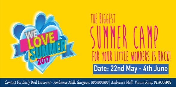 Read more about the article Ambience mall to organize ‘We Love Summer’ 2017 for kids