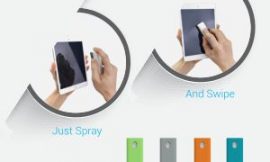 SWIPE: A mini Spray-n-Swipe touch-screen Cleaner for your smart-devices supporting “Swachh Bharat”