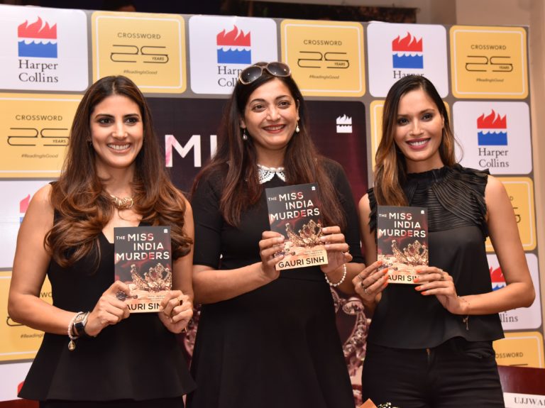 Read more about the article Senior Journalist Gauri Sinh launches mystery novel “The Miss India Murders” at Crossword Bookstores