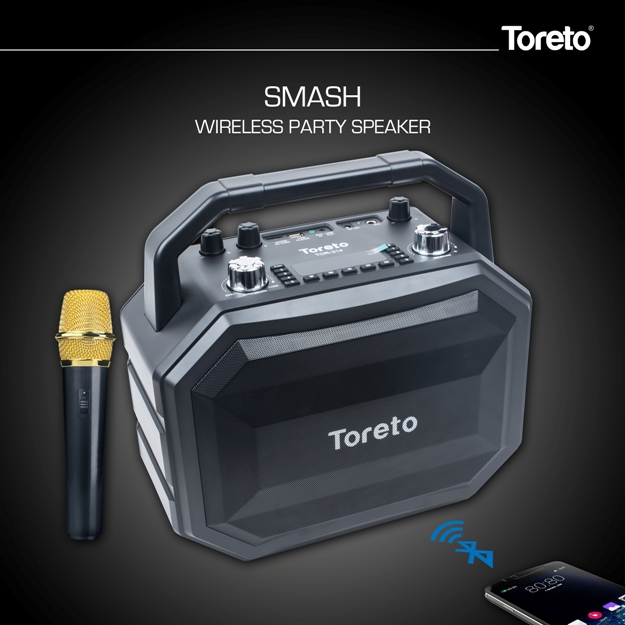 You are currently viewing Toreto Launches “Smash” – Party Speaker With Karaoke Mic